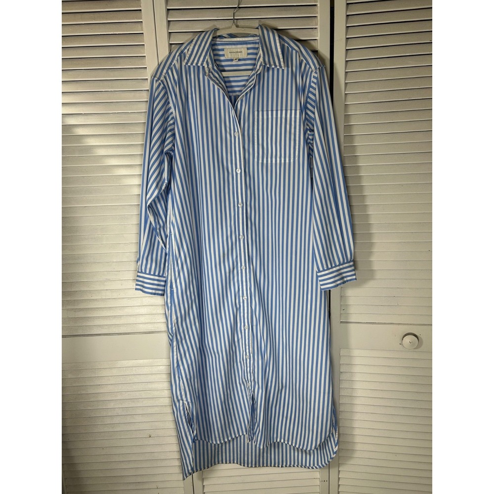 Banana Republic Striped Shirt Dress Size M